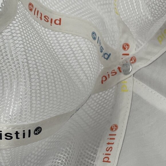 Pistil Trucker Hat Adult Snapback Corduroy Mesh Back Cotton Blend Red White - Picture 9 of 9